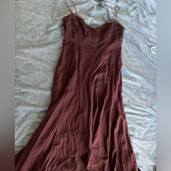 Nicole miller collection silk blend high low gown 12 - Picture 7 of 8